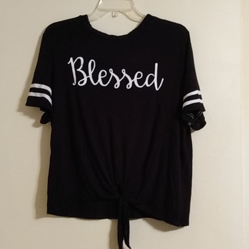 Rag Doll Black & White Pull Over Top